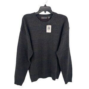 Van Heusen Sweater Men Size S Gray Chicago Friday Crew Neck Pullover Sweater NWT